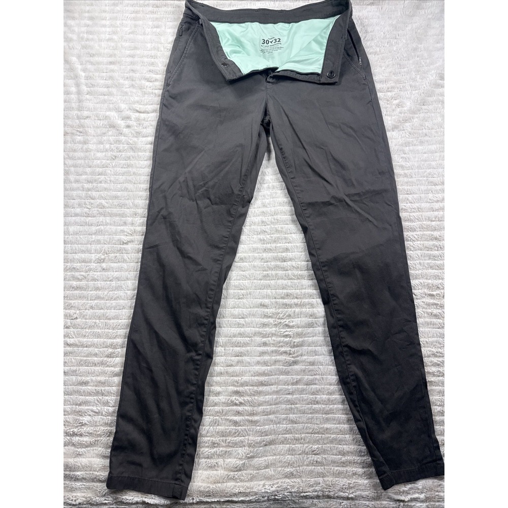 Bird‎ Dogs Pants Mens 30x32 Gray/Black Athletic Pants Built-In Liner EUC